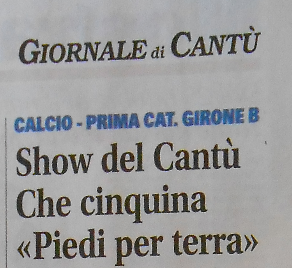 Dicono di noi: Il Giornale di Cantù