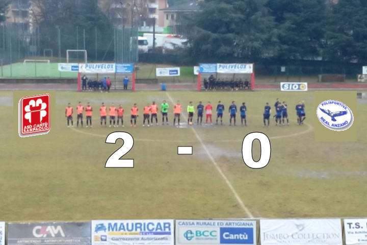 Prima Squadra: Cantù Sanpaolo vs Real Anzano 2-0