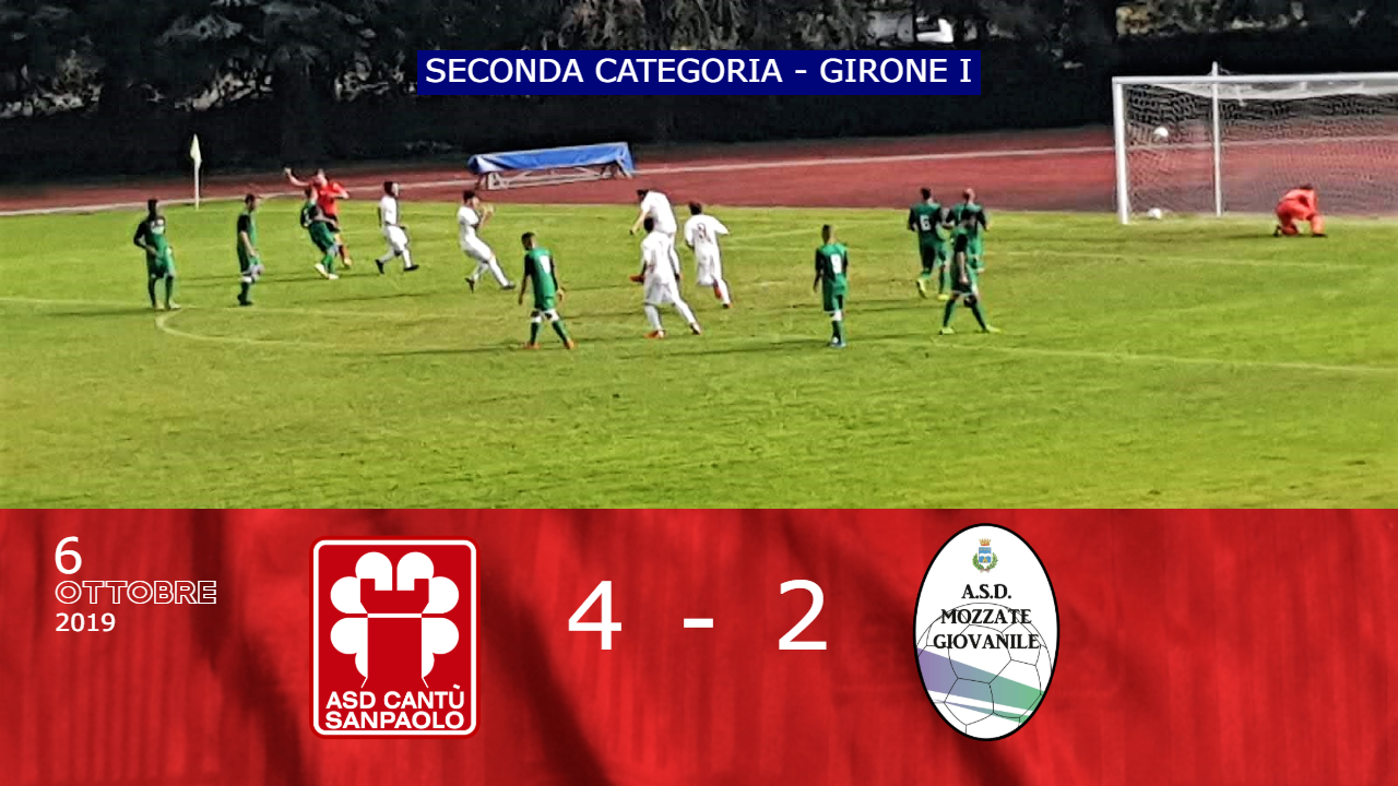 Prima Squadra: Cantù Sanpaolo vs Mozzate Giovanile 4 – 2