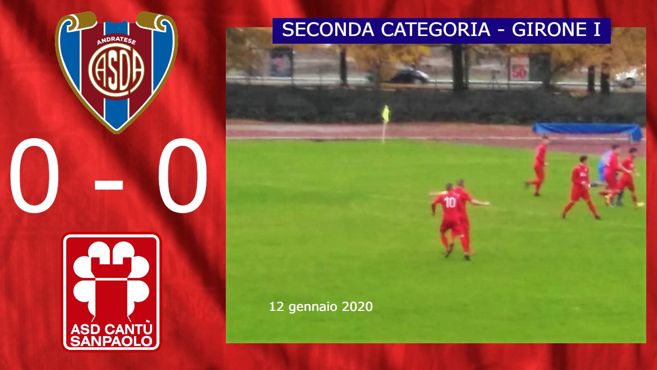 Prima Squadra: Andratese vs Cantù Sanpaolo 0 – 0